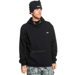 Quicksilver Big Logo Tech Hoodie Men's in Black